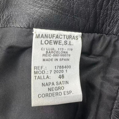 Loewe Leather Pants Black 46 — view 5