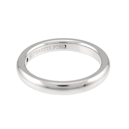 Tiffany & Co Stacking Band Ring Diamond Pt Platinum — view 4