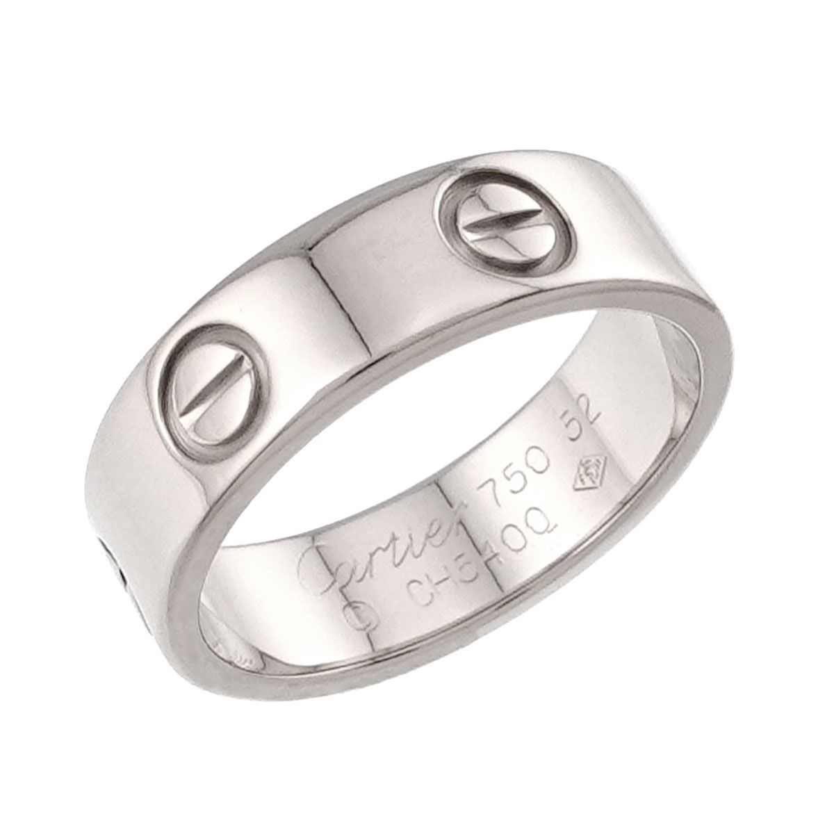 Cartier Love 52 Ring 18k WG White Gold 750 — view 4
