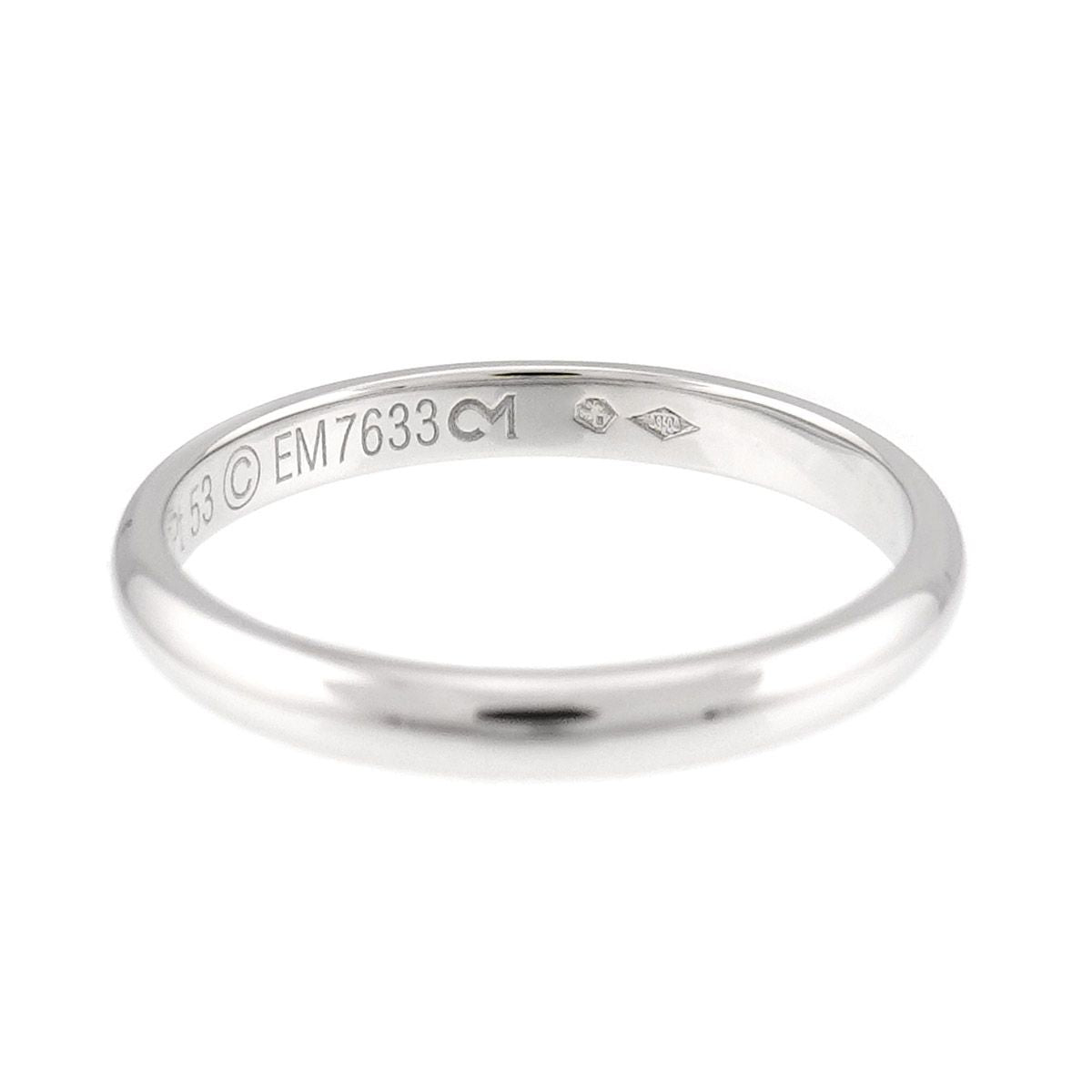 Cartier Classic 53 Ring Pt Platinum — view 4