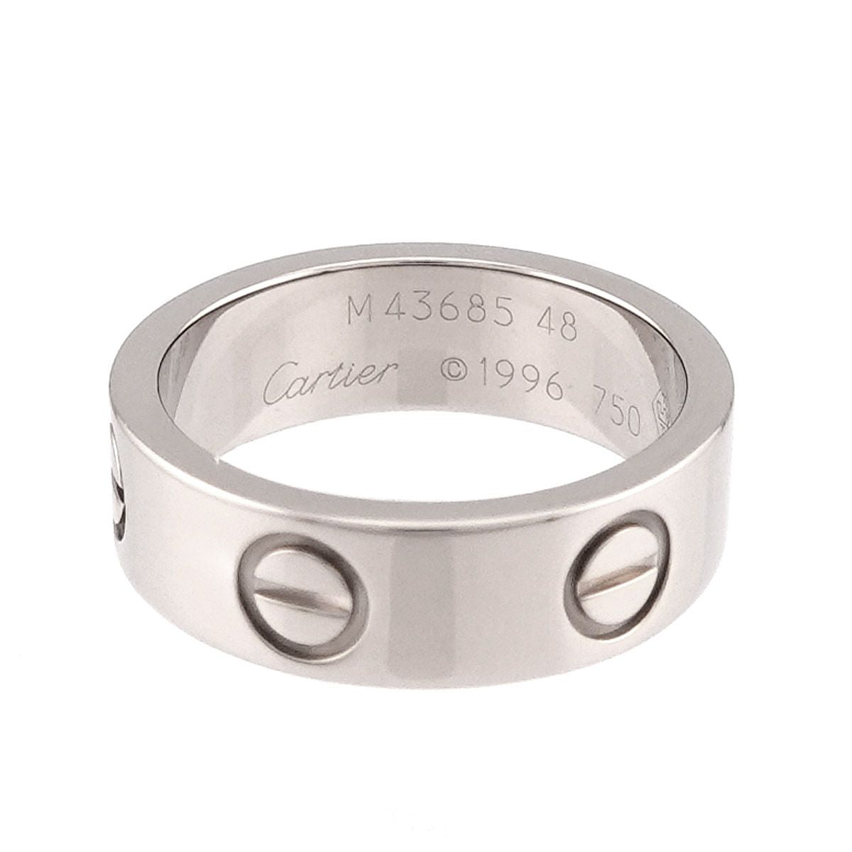 Cartier Love Classic 48 Ring 18k WG White Gold 750 — view 3