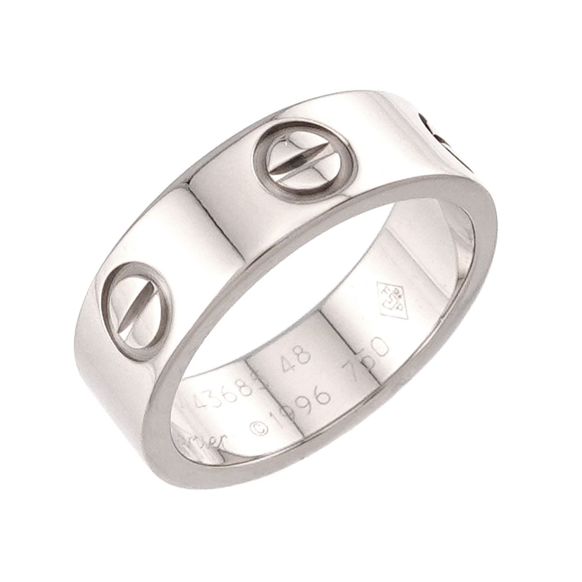 Cartier Love Classic 48 Ring 18k WG White Gold 750 — view 5
