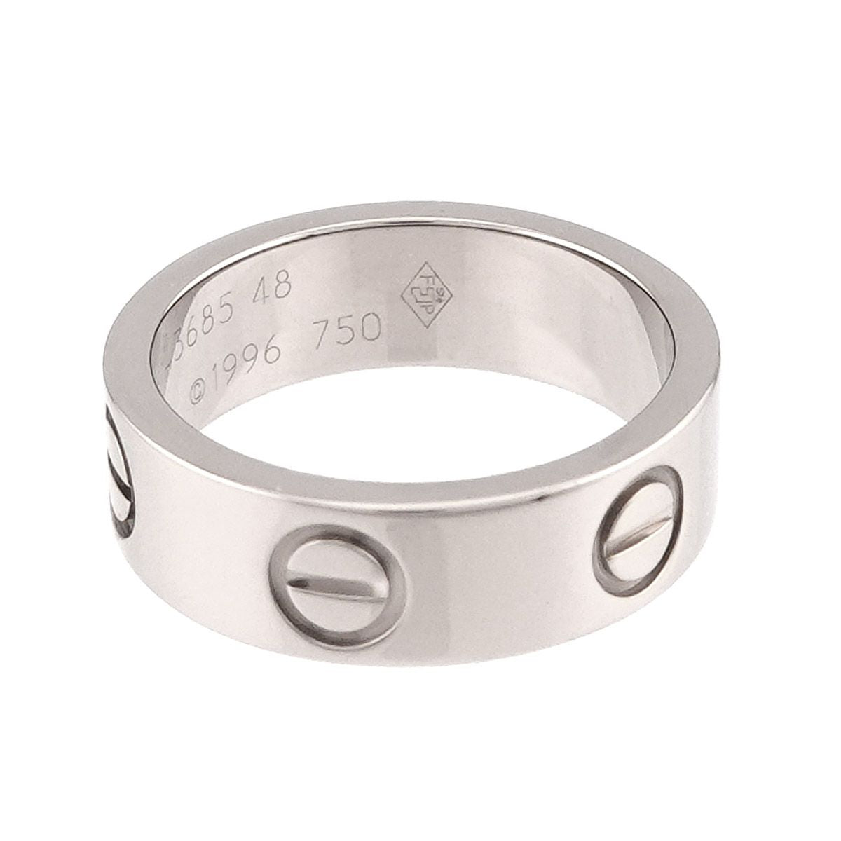 Cartier Love Classic 48 Ring 18k WG White Gold 750 — view 4
