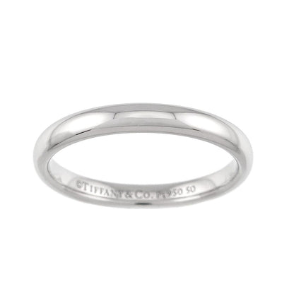 Tiffany & Co Forever Band Ring Pt Platinum Stacking — view 2