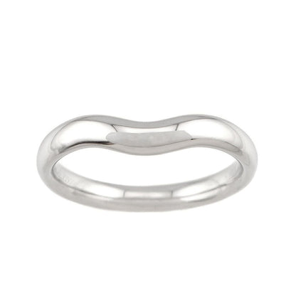 Tiffany & Co Wide Curved Band Ring Pt Platinum — view 2