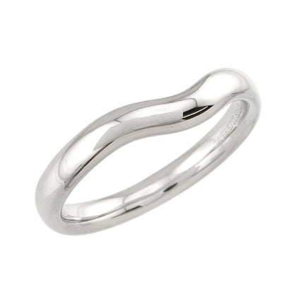 Tiffany & Co Wide Curved Band Ring Pt Platinum — view 5