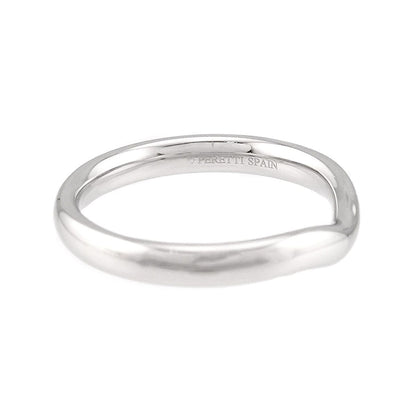 Tiffany & Co Wide Curved Band Ring Pt Platinum — view 4