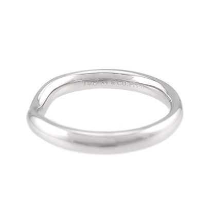 Tiffany & Co Wide Curved Band Ring Pt Platinum — view 3