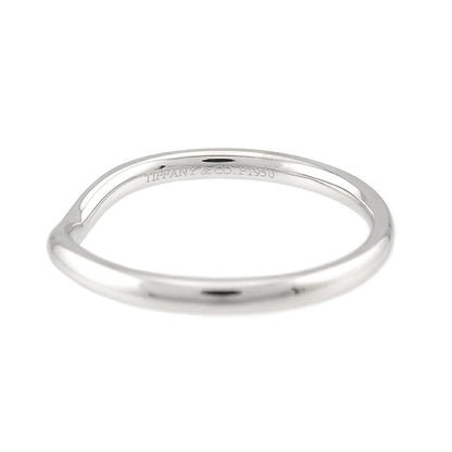 Tiffany & Co Curved Band Ring Pt Platinum — view 3