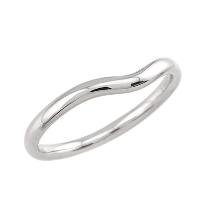Tiffany & Co Curved Band Ring Pt Platinum — view 5