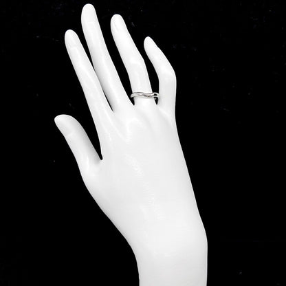 Tiffany & Co Wide Curved Band Ring Pt Platinum — view 7