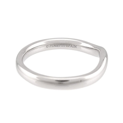 Tiffany & Co Wide Curved Band Ring Pt Platinum — view 4