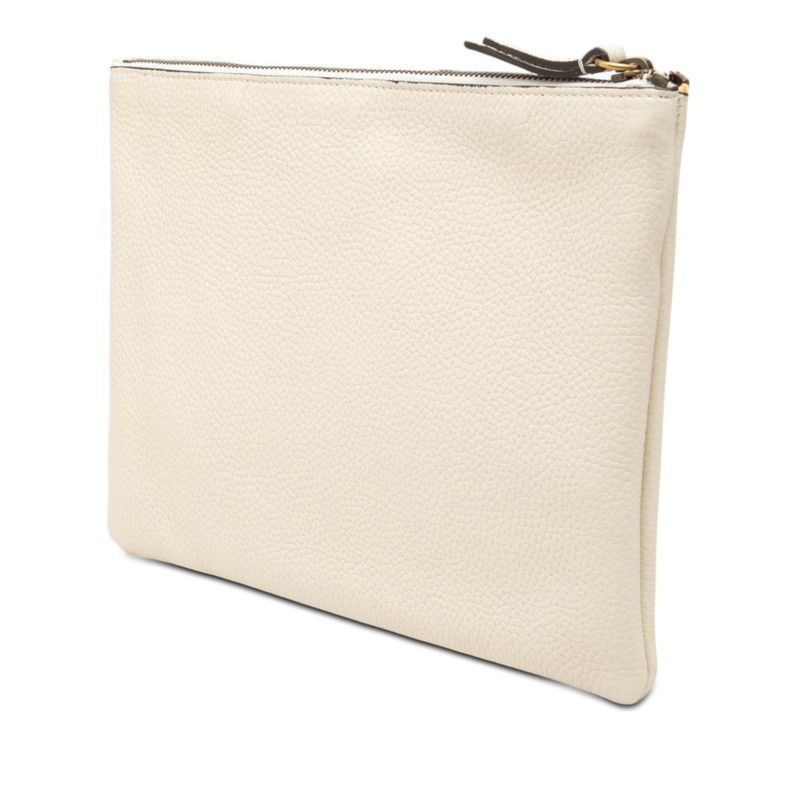 Gucci Animalier Bi Clutch Ivory Leather — view 2