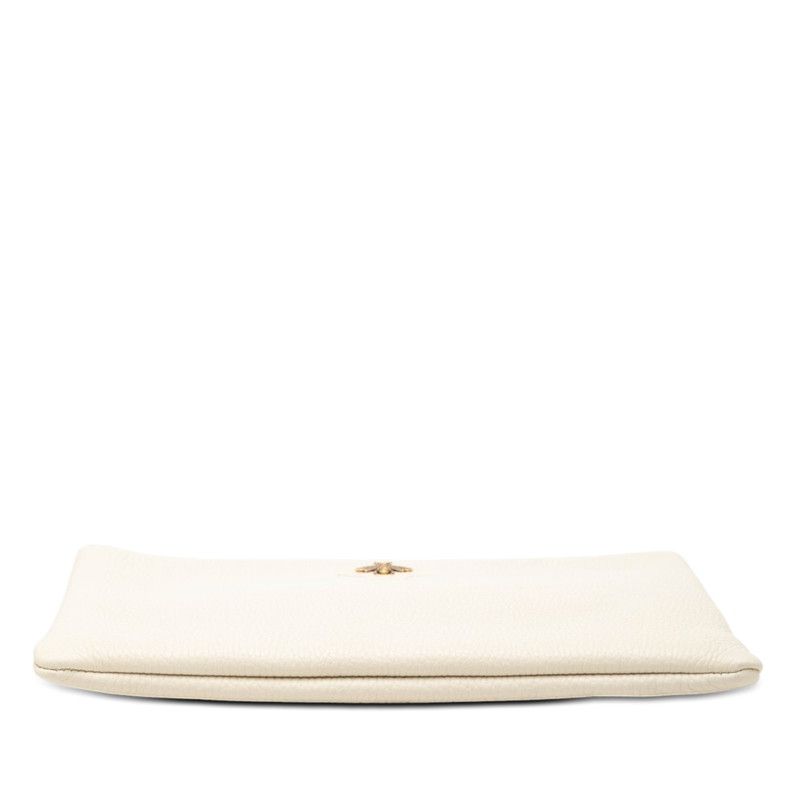 Gucci Animalier Bi Clutch Ivory Leather — view 3