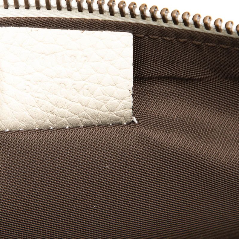 Gucci Animalier Bi Clutch Ivory Leather — view 6