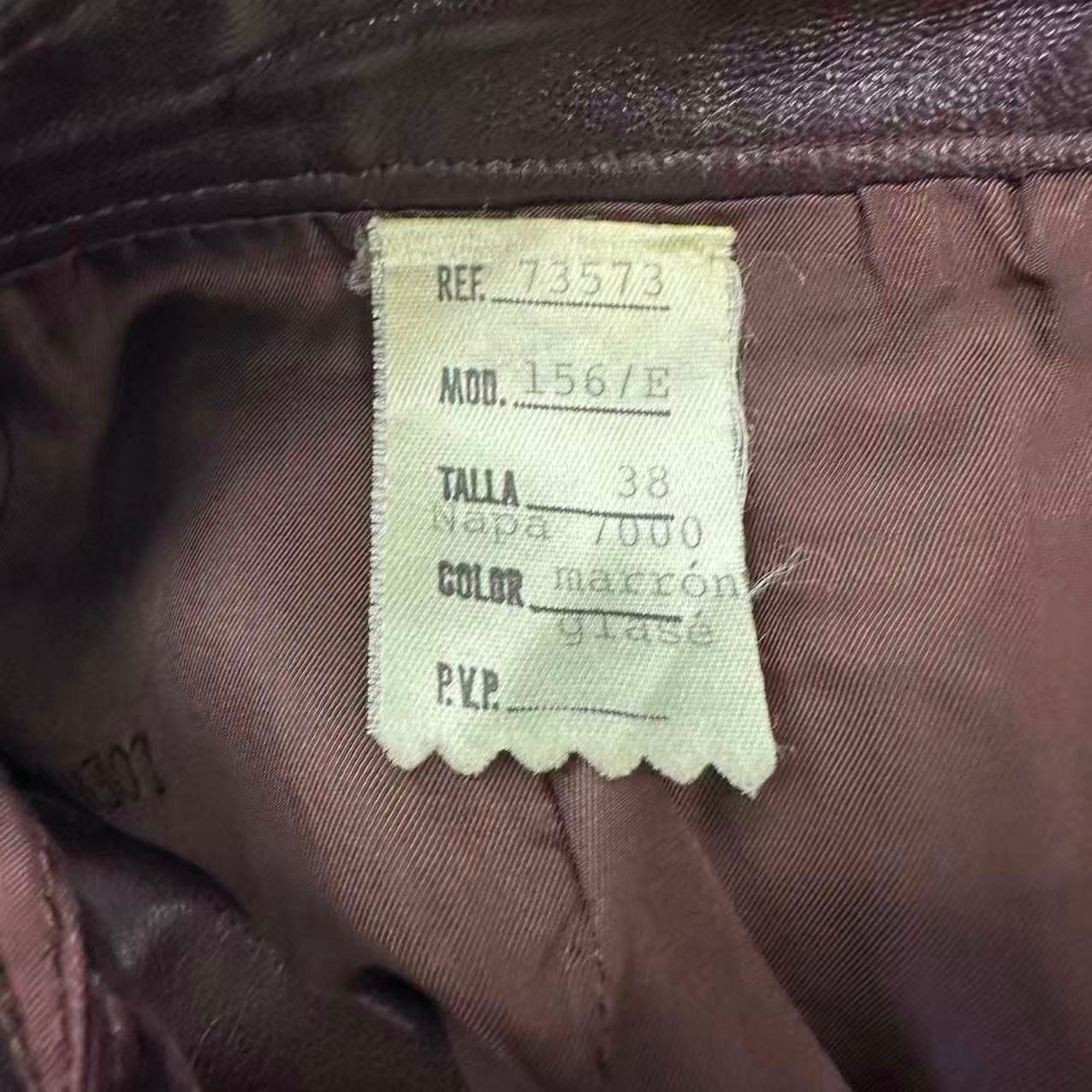 Loewe Skirt Leather Brown 38 — view 6