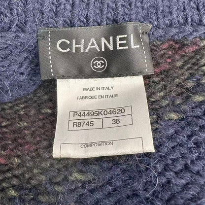 Chanel Coat Long Sleeve Gripoix Wool 38 — view 3