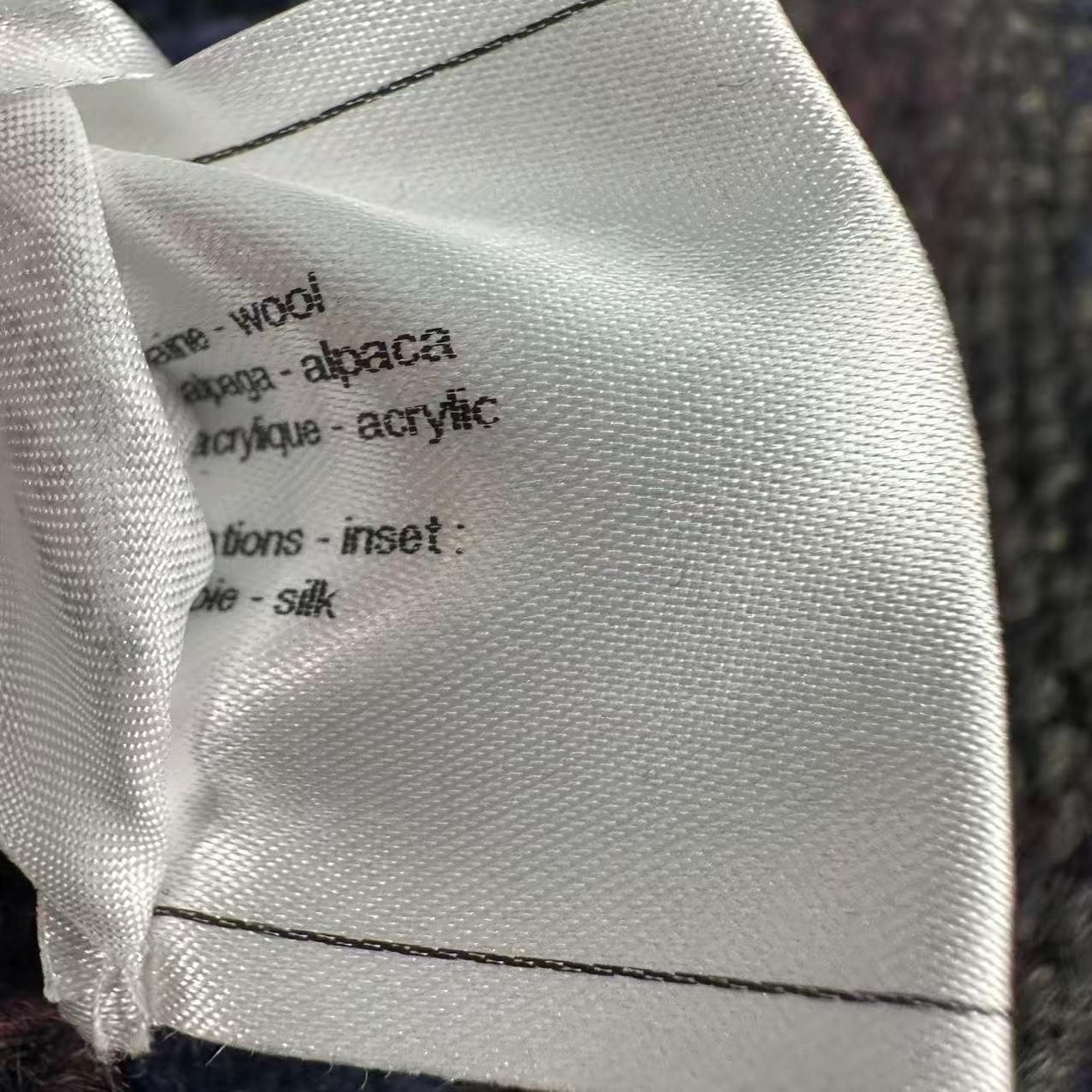 Chanel Coat Long Sleeve Gripoix Wool 38 — view 7