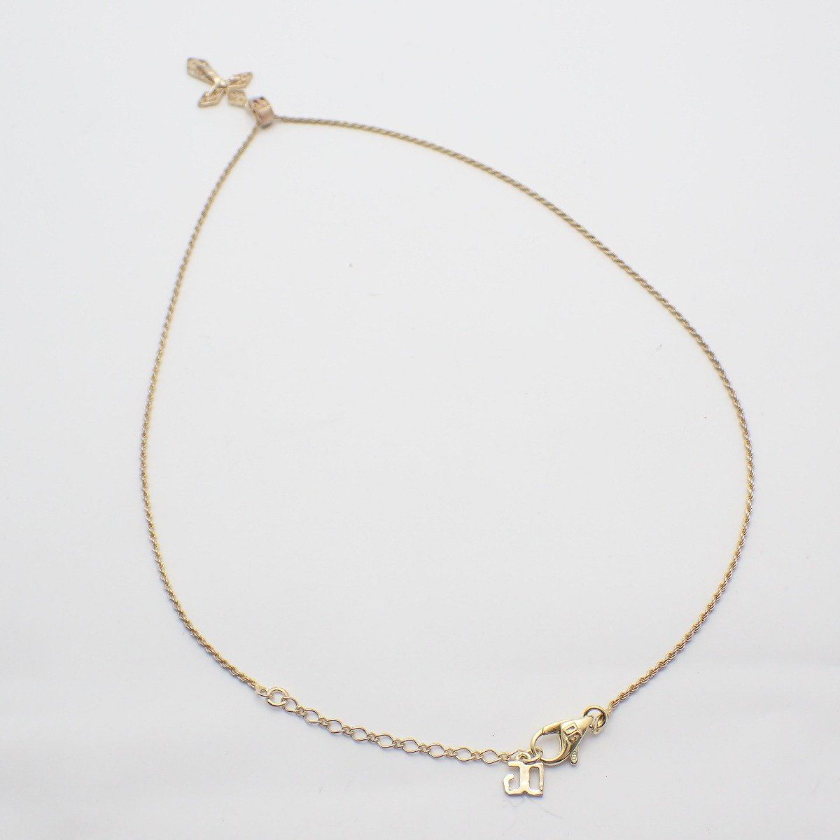 Dolce & Gabbana Cross Necklace 925 Sterling Silver Gold Pawn — view 3