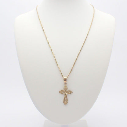 Dolce & Gabbana Cross Necklace 925 Sterling Silver Gold Pawn — view 8