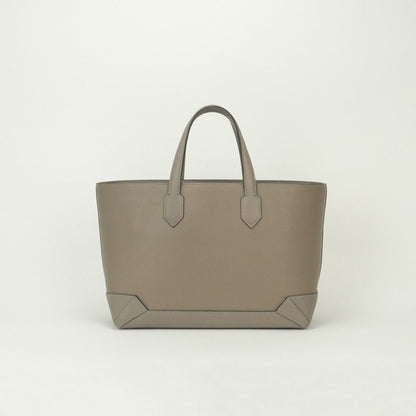 Hermes Maxi Box Cabas 30 Tote Color Epsom Gray Asphalt Silver Handbag — view 3
