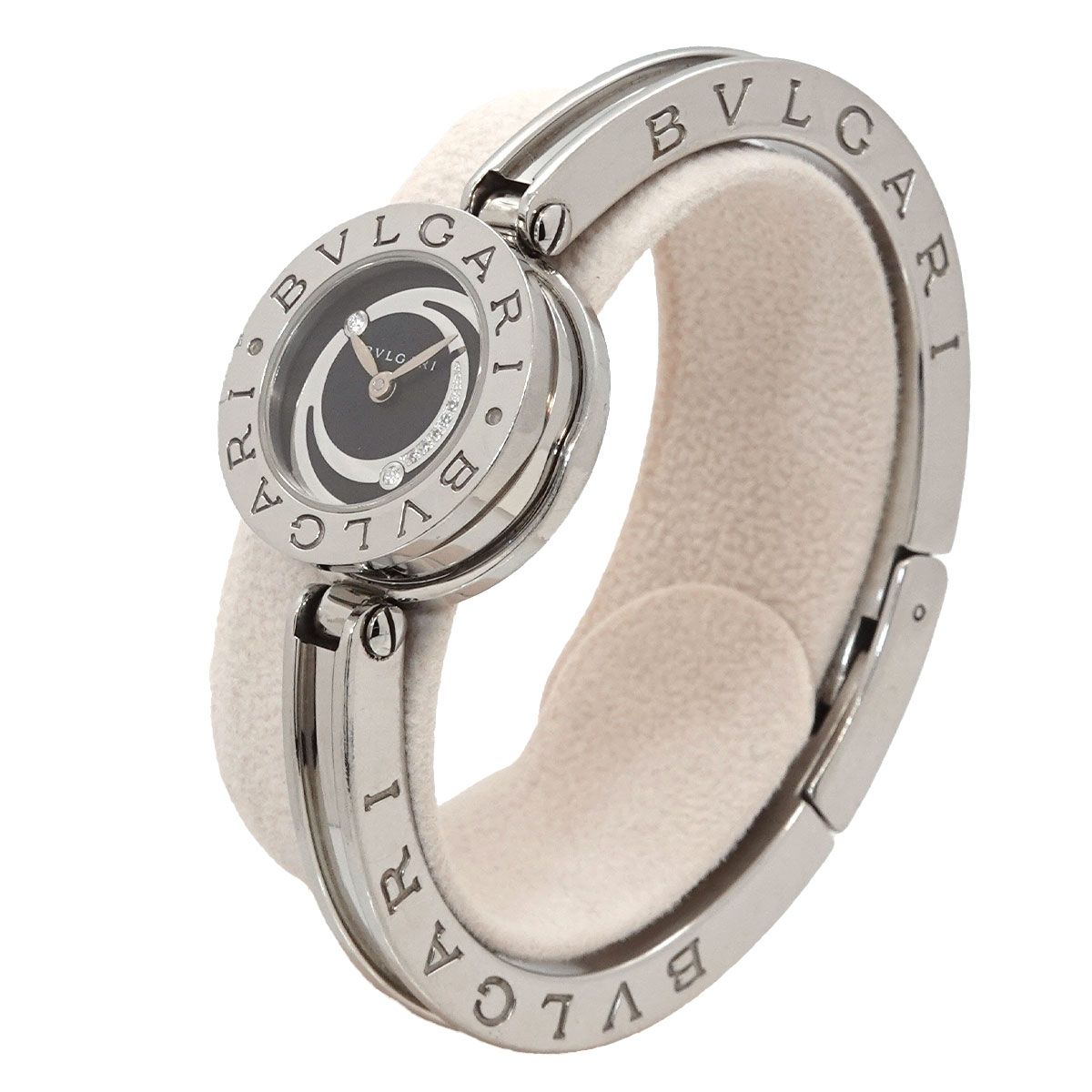 Bvlgari Bangle Watch Diamond Black Quartz — view 2