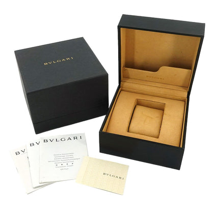 Bvlgari Watch Date Black YG Quartz — view 2