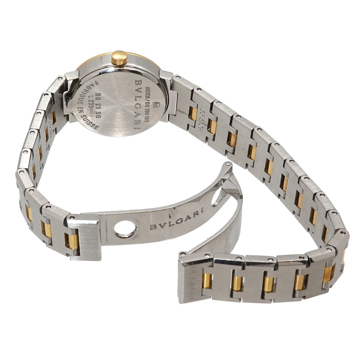 Bvlgari Watch Date Black YG Quartz — view 5