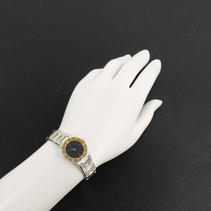 Bvlgari Watch Date Black YG Quartz — view 4