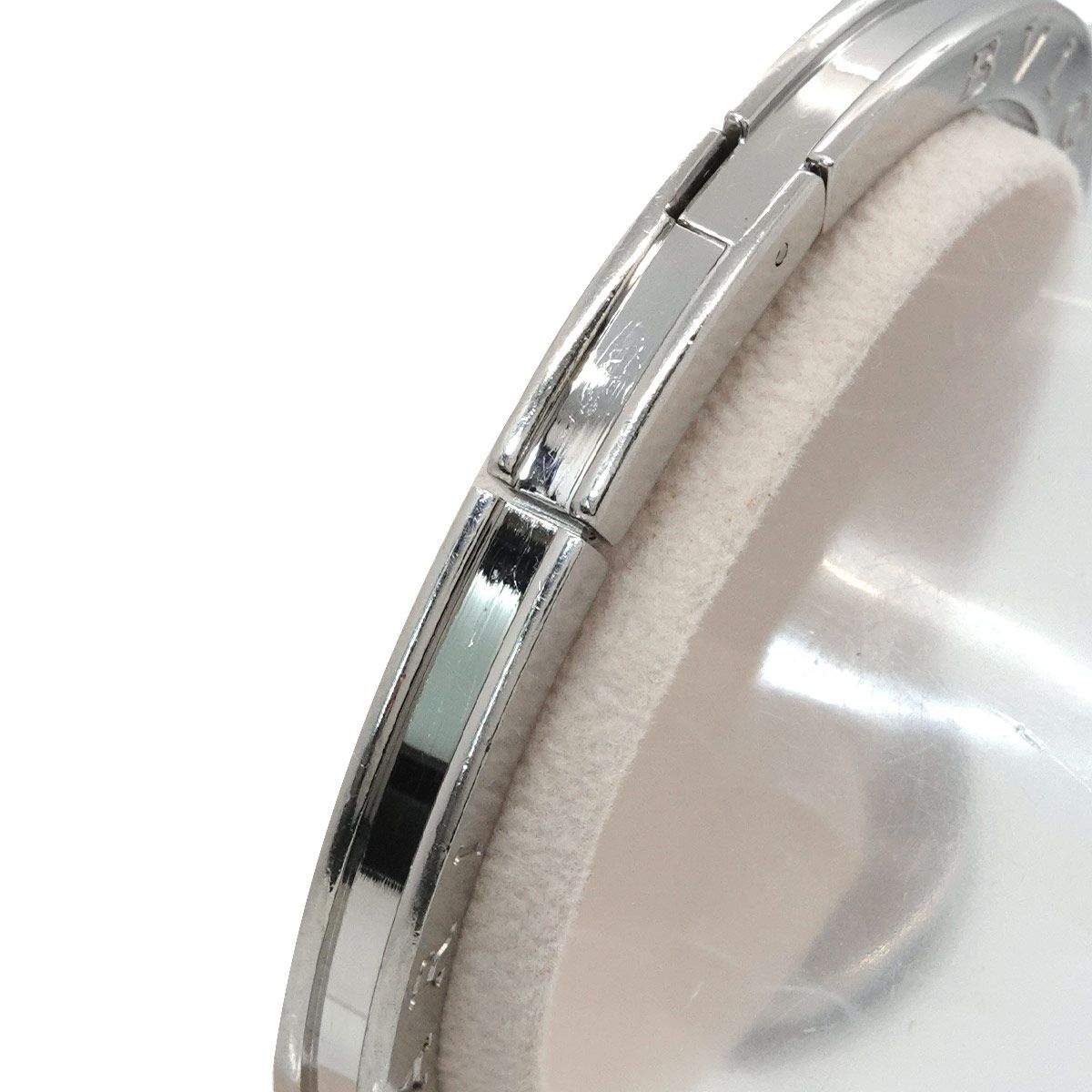 Bvlgari Bangle Watch Diamond Blue Shell Quartz — view 7