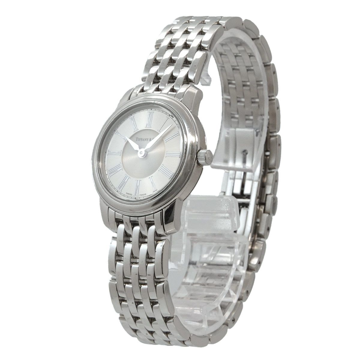 Tiffany & Co Mark Round Watch Silver Quartz — view 3