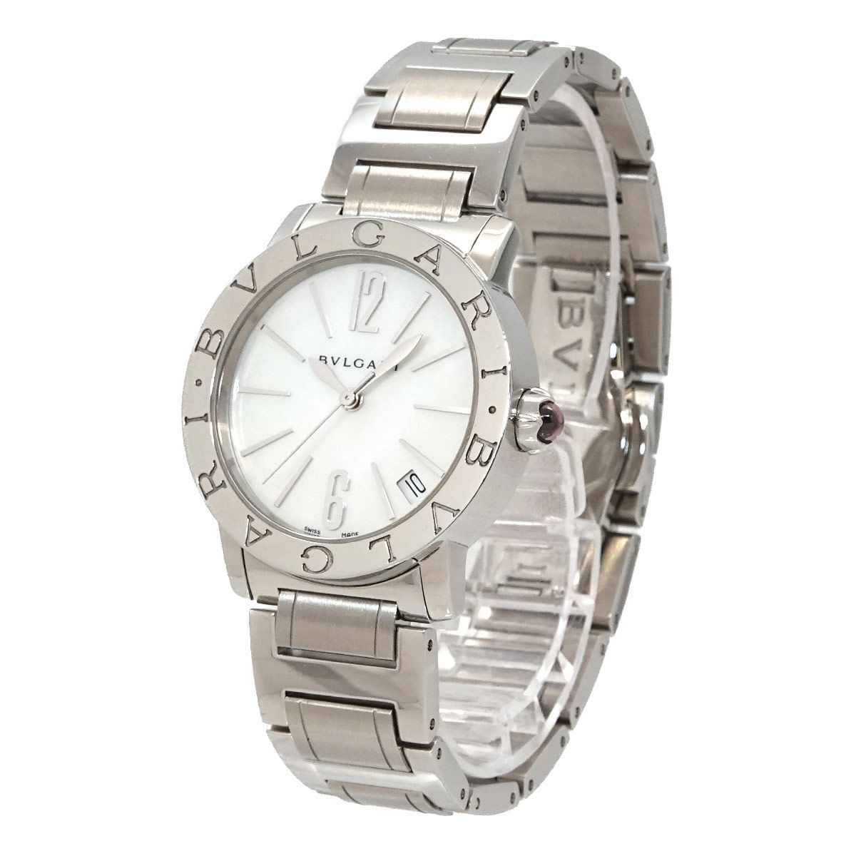 Bvlgari Boys Watch Date White Shell Automatic Winding — view 3