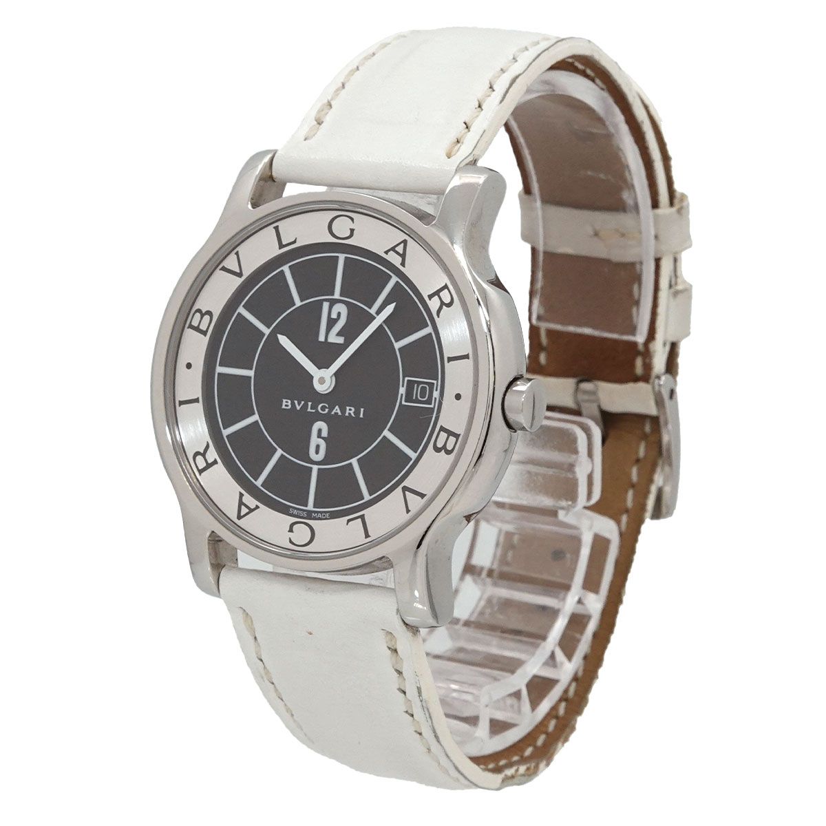 Bvlgari Solotempo Watch Date Black Quartz — view 2
