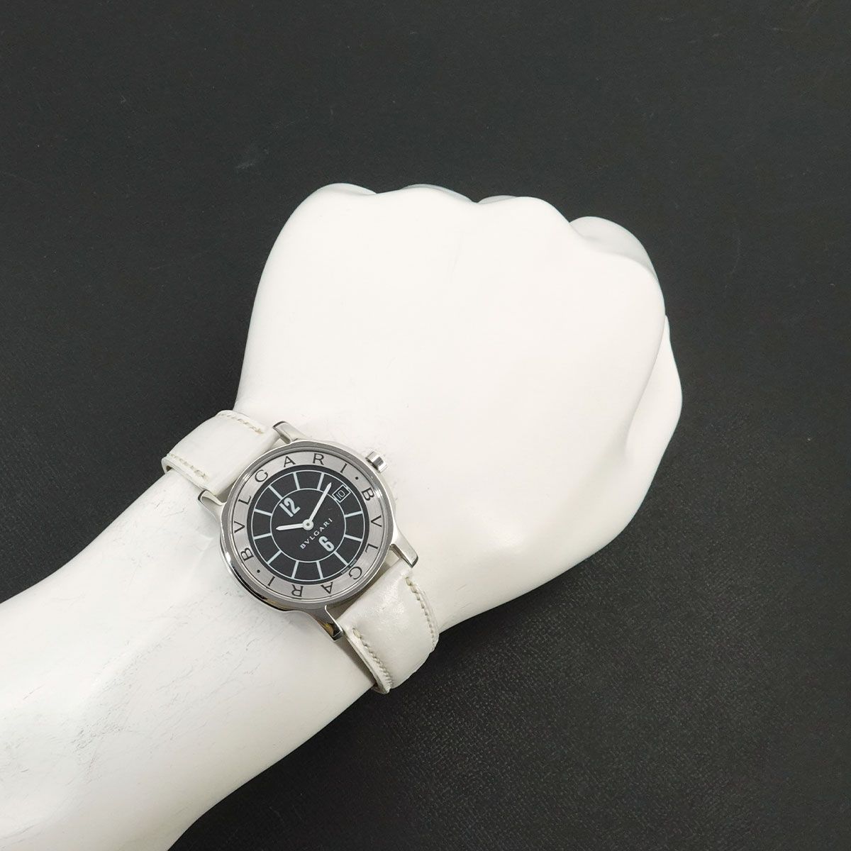 Bvlgari Solotempo Watch Date Black Quartz — view 3