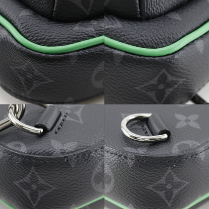 Louis Vuitton Avenue Sling Bag PM Monogram Eclipse Canvas Bamb Green Black — view 4