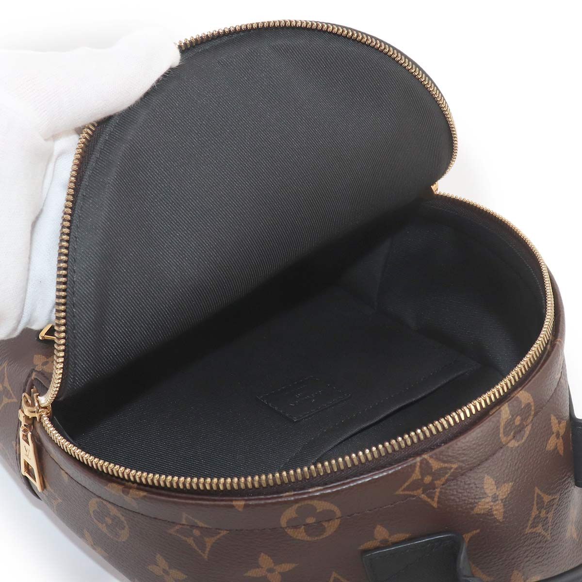 Louis Vuitton Monogram Reverse Palm Springs Backpack PM Brown — view 5