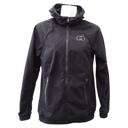 Gucci Zip Hoodie S Top Hooded Jacket Stretch Nylon Polyurethane Gym Running