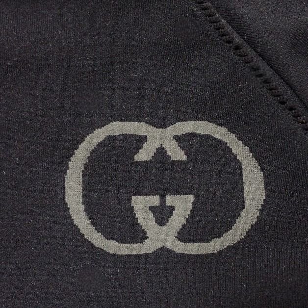 Gucci Zip Hoodie S Top Hooded Jacket Stretch Nylon Polyurethane Gym Running — view 7