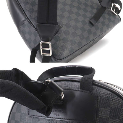 Louis Vuitton Damier Graphite Josh Backpack Black Gray — view 8