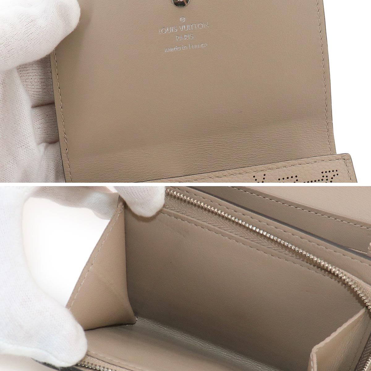 Louis Vuitton Mahina Portefeuille Iris Compact Bifold Wallet Leather Gale — view 9