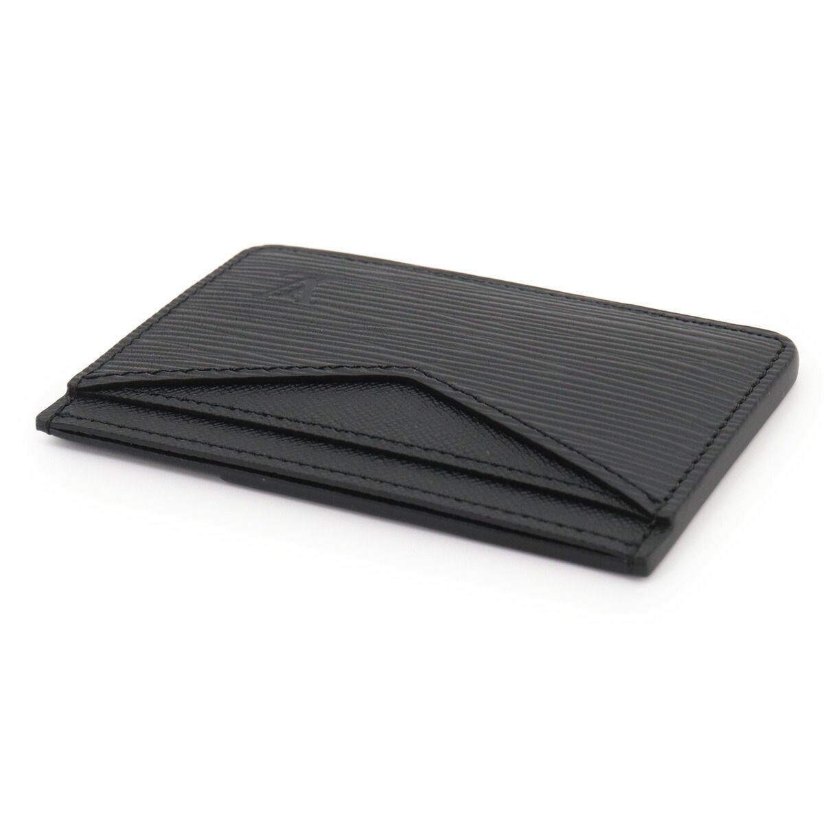 Louis Vuitton Epi Neo Card Holder Case Business Leather Noir Black — view 4