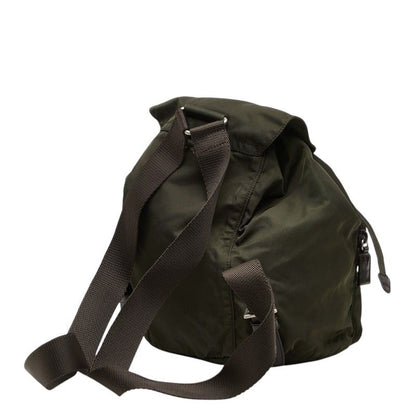 Prada Backpack Green Nylon Leather — view 2