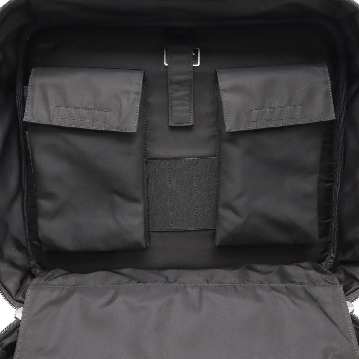 Prada Triangle Logo Business Briefcase Document Purse 2-Way Shoulder Bag Nylon — view 7