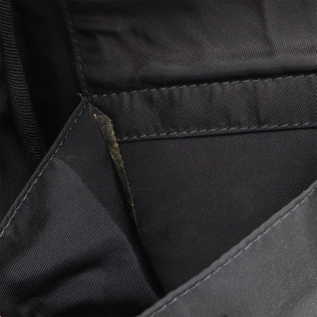 Prada Triangle Logo Business Briefcase Document Purse 2-Way Shoulder Bag Nylon — view 9