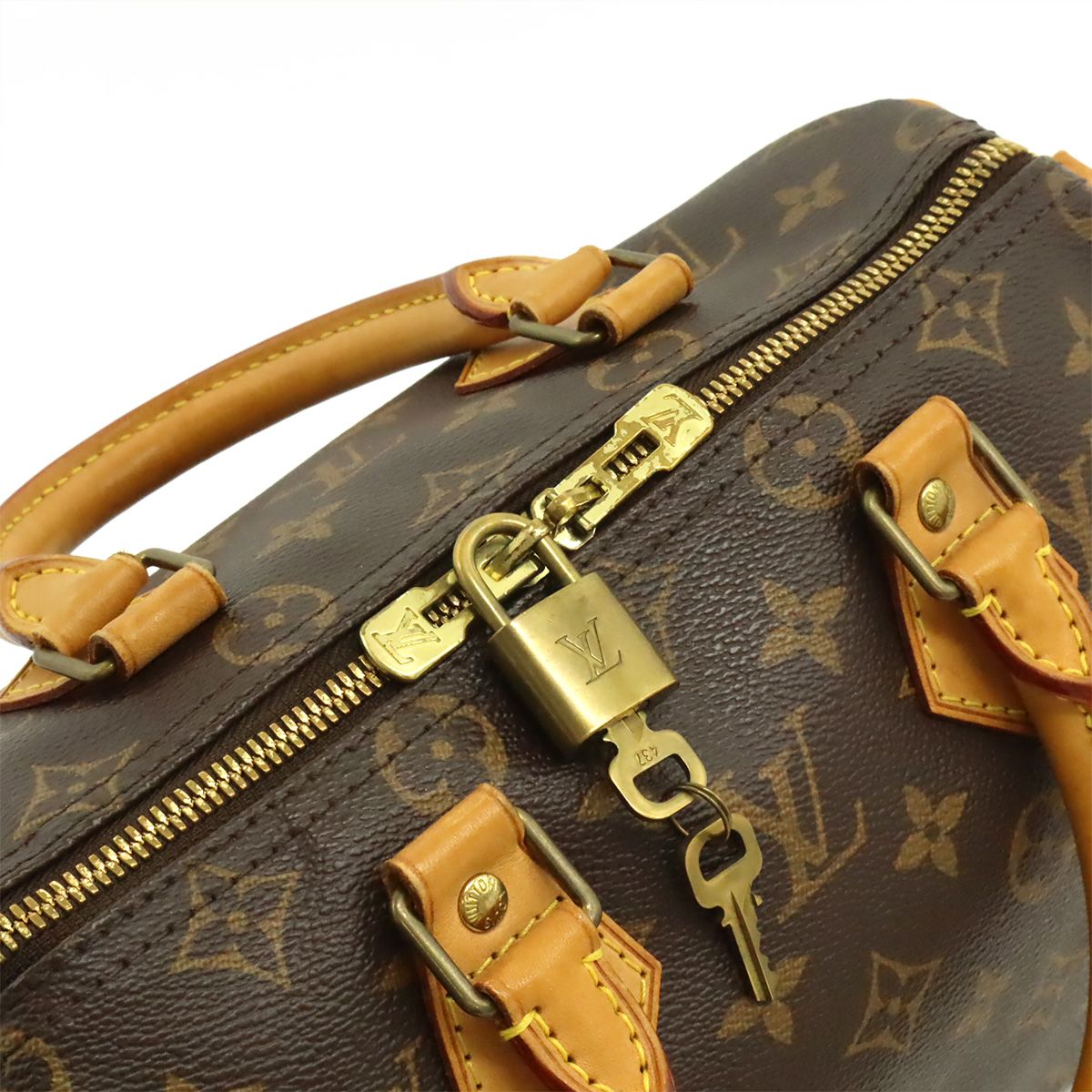 Louis Vuitton Monogram Speedy Bandouliere 25 Mini Boston Bag 2-Way — view 5