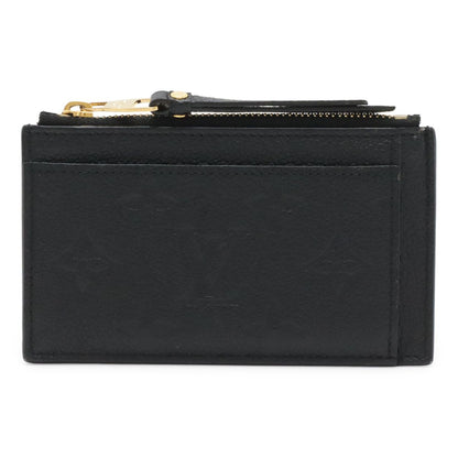 Louis Vuitton Monogram Empreinte Card Holder Zip Coin Purse Noir Black