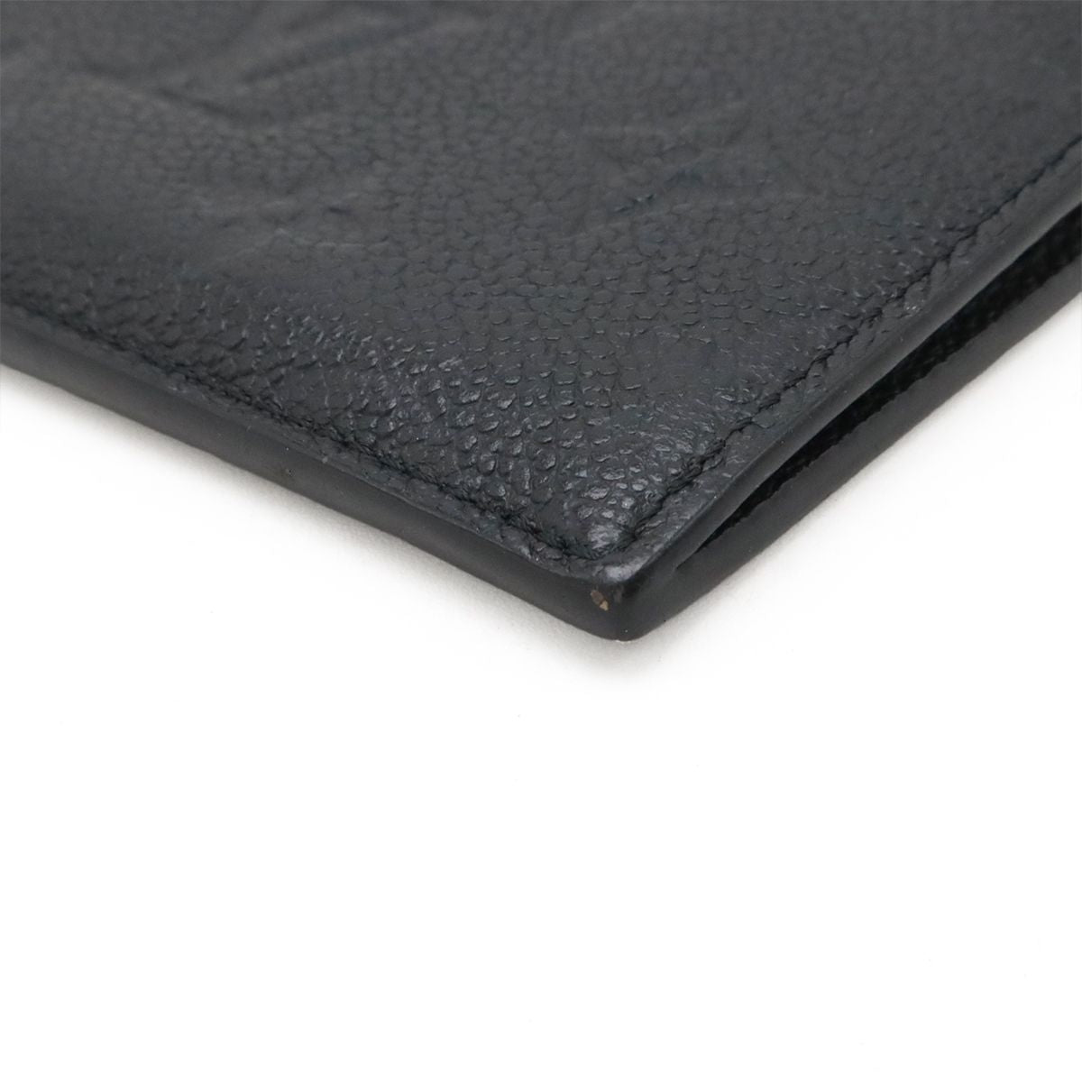 Louis Vuitton Monogram Empreinte Card Holder Zip Coin Purse Noir Black — view 3