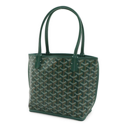 Goyard Anjou Mini Tote Reversible Leather Green Pouch Out of Stock — view 2