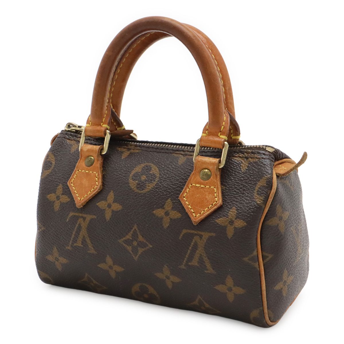 Louis Vuitton Monogram Mini Speedy Mini Bag Pouch Case — view 2