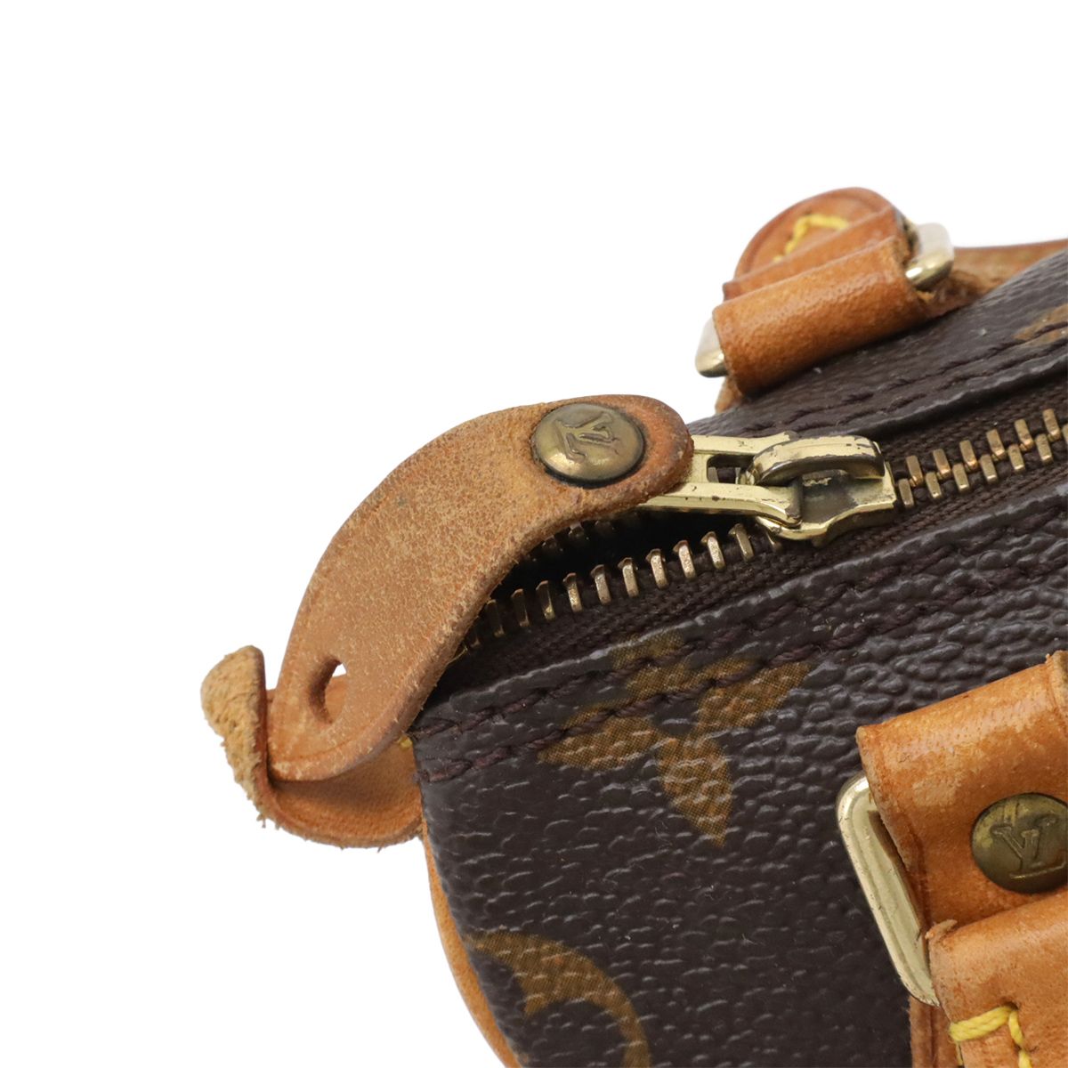 Louis Vuitton Monogram Mini Speedy Mini Bag Pouch Case — view 4